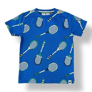 Stains & Stories by Babyface | Tennis Rackets T-Shirt (2 yrs) 🎾